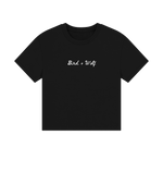 Black Printed T-shirt Front
