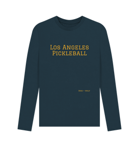 Denim Blue Los Angeles Pickleball Long Sleeve Tee (Mens Sizes)