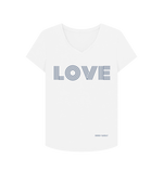 White Printed T-shirt Front