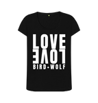 Black Love Love Scoop Tee