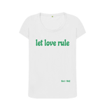 White Printed T-shirt Front