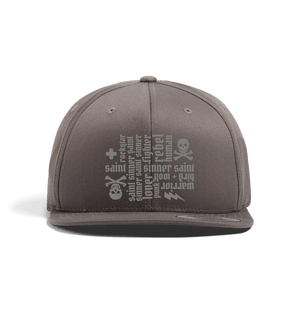 Dark Grey Saint Sinner + More Snap Back Cap