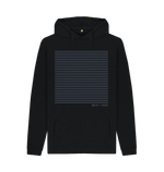 Black Printed Hoody Front
