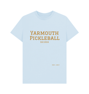 Sky Blue Yarmouth Pickleball Classic Tee