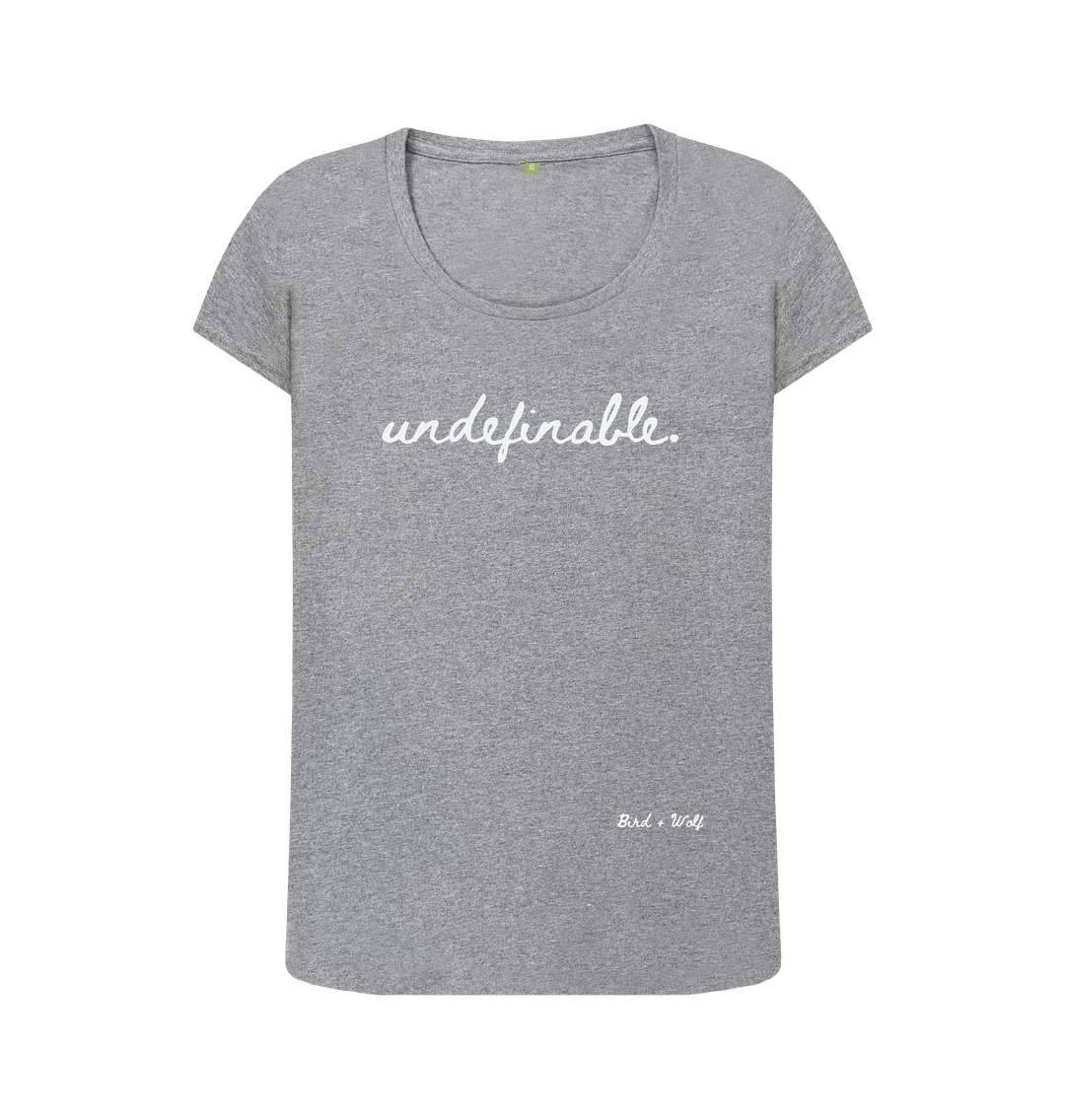 Athletic Grey Undefinable Scoop Neck Tee