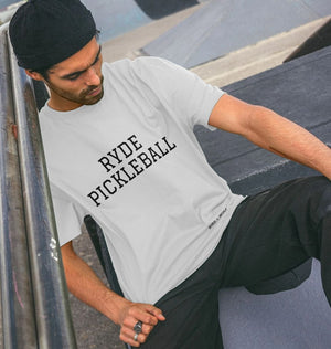 Ryde Pickleball Classic Tee (Black lettering)