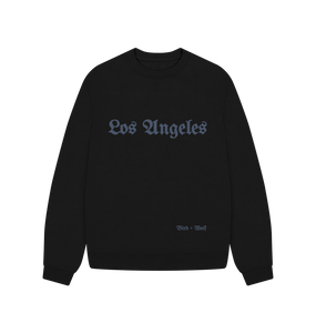 Black Los Angeles Oversized Sweatshirt