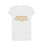 White Printed T-shirt Front