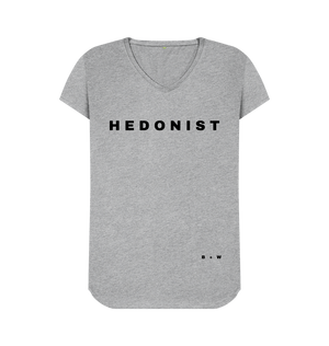 Athletic Grey Hedonist V Neck Tee (Spaced)