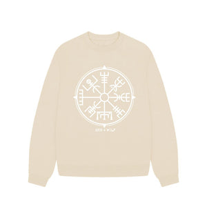 Oat Viking Symbol Oversized Sweatshirt