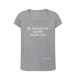 Athletic Grey Printed T-shirt Front