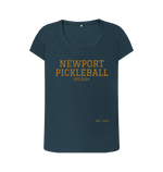 Denim Blue Printed T-shirt Front