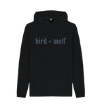Black Printed Hoody Front