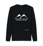 Black Printed Sweater Front
