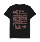 Black Sinner Saint + More Classic Tee (Rust Lettering)