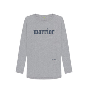 Athletic Grey Warrior Long Sleeve Tee.