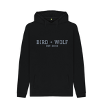Black Printed Hoody Front