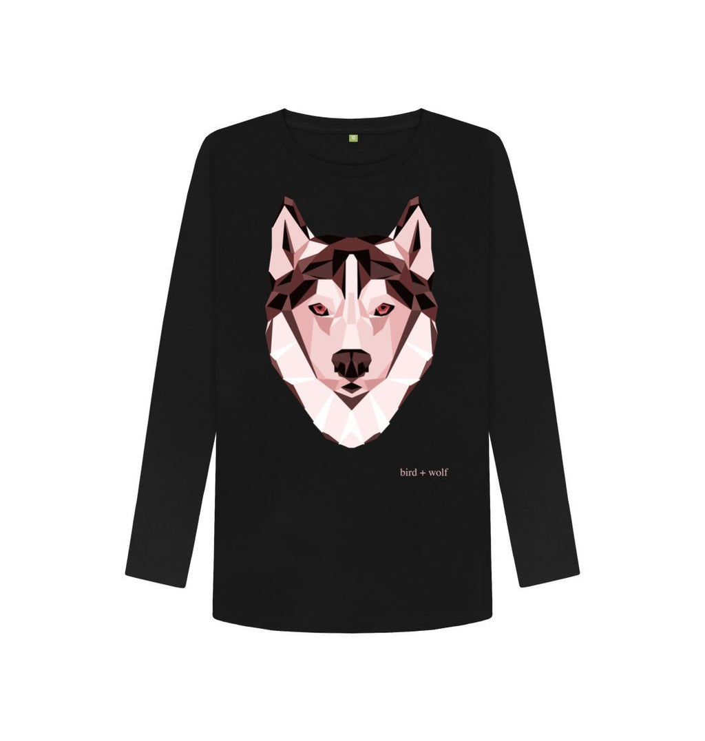 Black Wolf Long Sleeve Tee