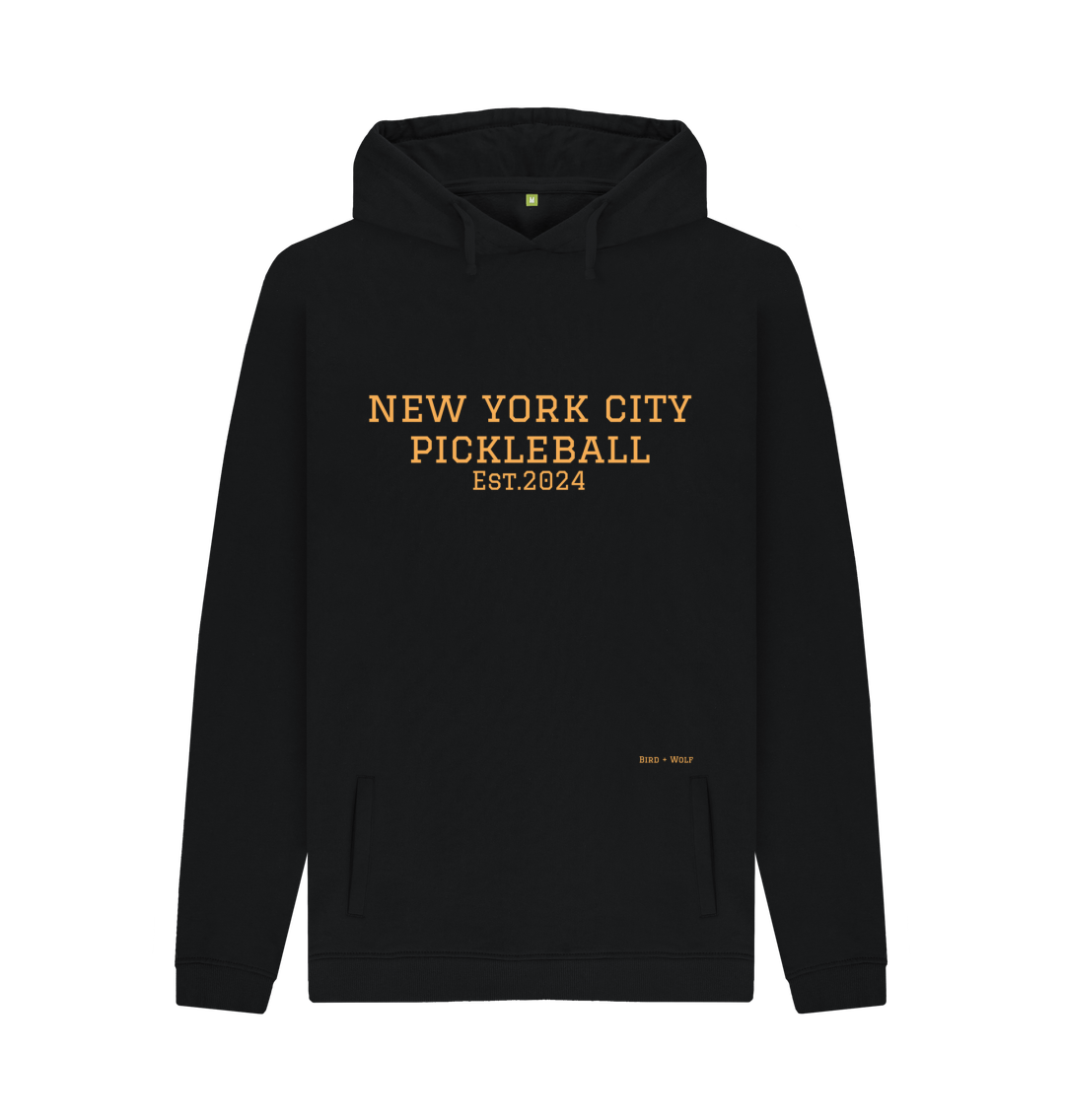 Black New York City Pickleball Chunky Hoodie