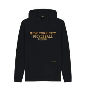 Black New York City Pickleball Chunky Hoodie