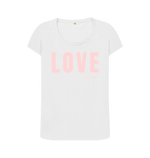 White Printed T-shirt Front