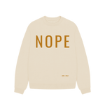 Oat Nope Oversized Sweatshirt