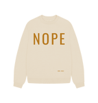 Oat Nope Oversized Sweatshirt