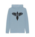 Stone Blue Printed Hoody Back
