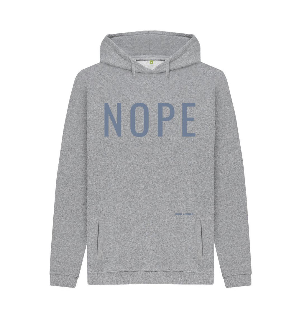 Light Heather Nope Chunky Hoodie