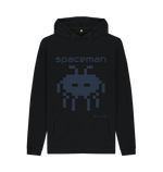 Black Printed Hoody Front