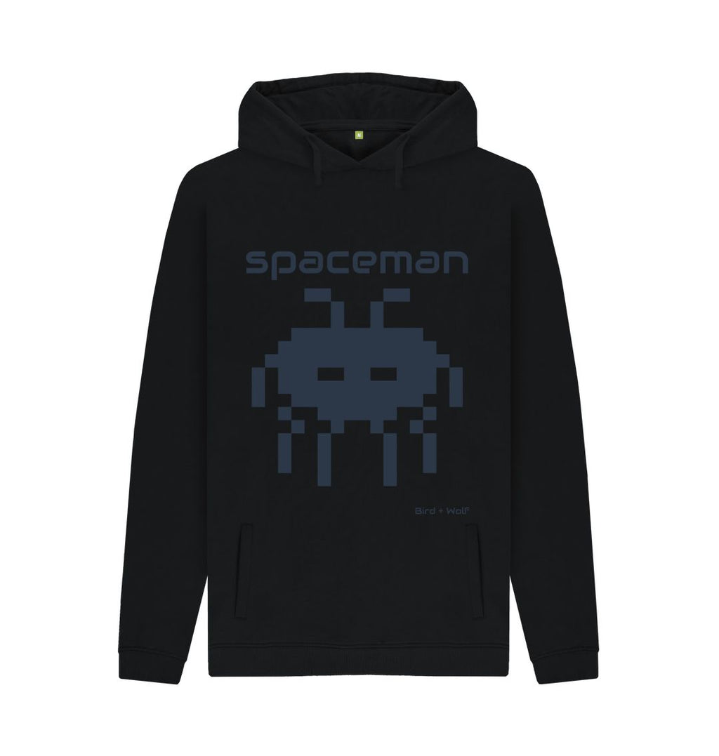 Black Spaceman Chunky Hoodie