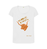 White Printed T-shirt Front