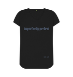 Black Printed T-shirt Front