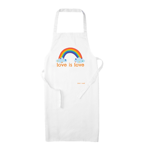 White Love is Love Apron