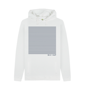 White Lines Chunky Hoodie