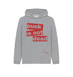 Athletic Grey Punk Is Not Dead Kids Cosy Hoodie