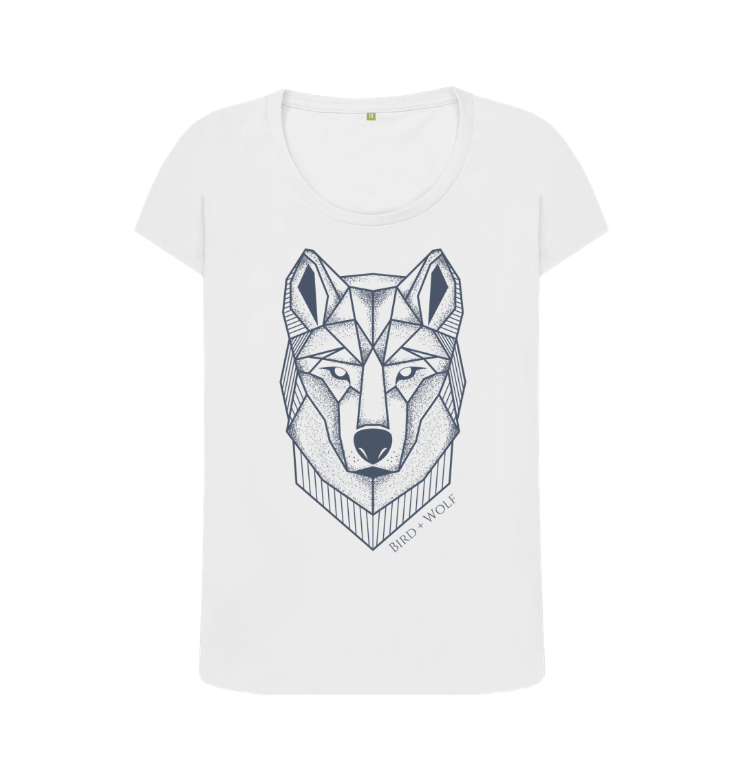 White Bird + Wolf Wolf Scoop Tee