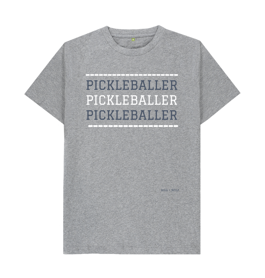 Athletic Grey Pickleballer Classic Tee