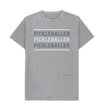 Athletic Grey Pickleballer Classic Tee