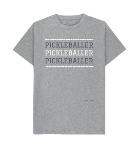 Athletic Grey Pickleballer Classic Tee