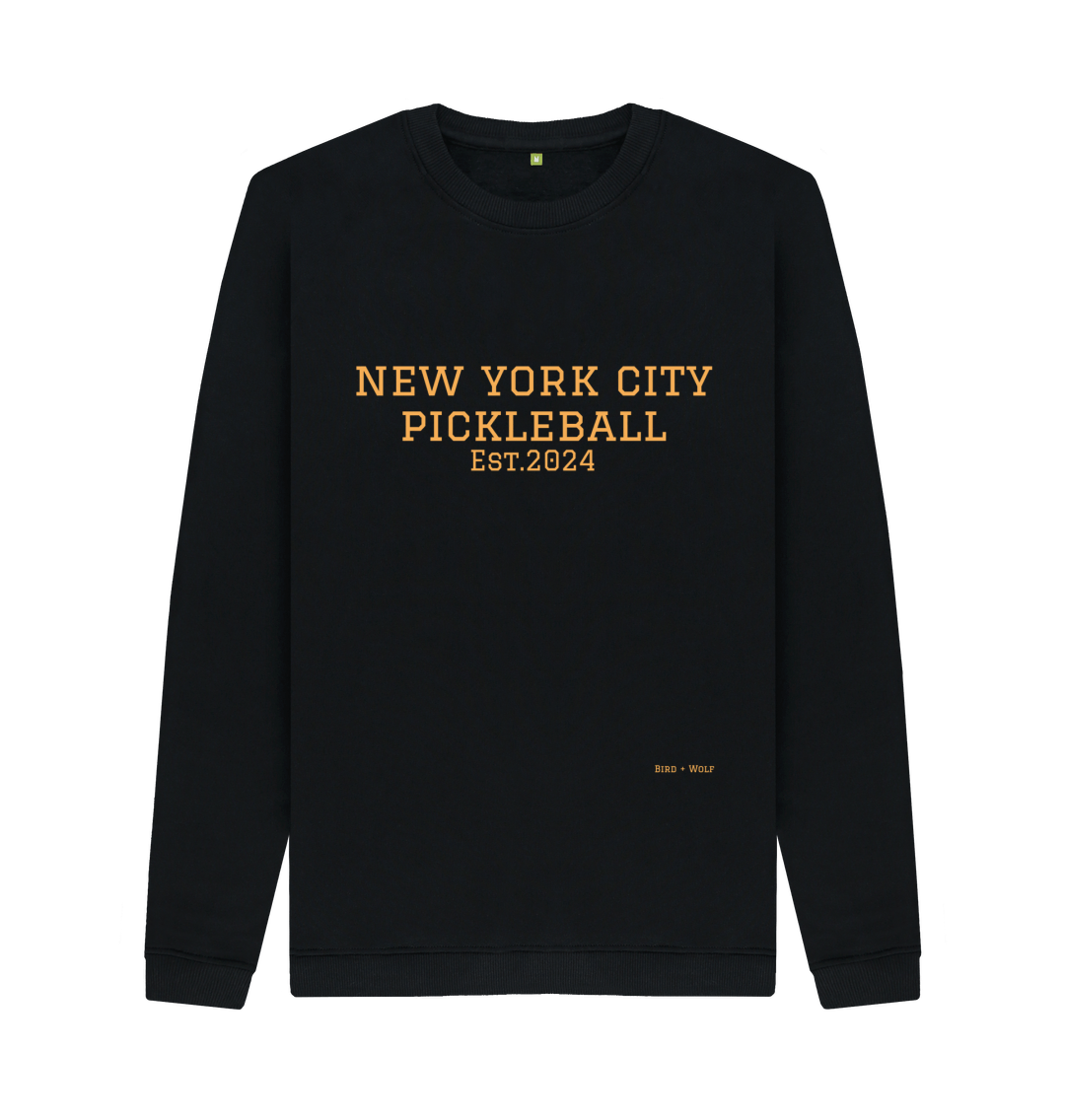 Black New York City Pickleball Cosy Sweatshirt