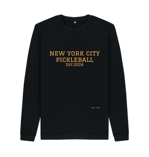 Black New York City Pickleball Cosy Sweatshirt