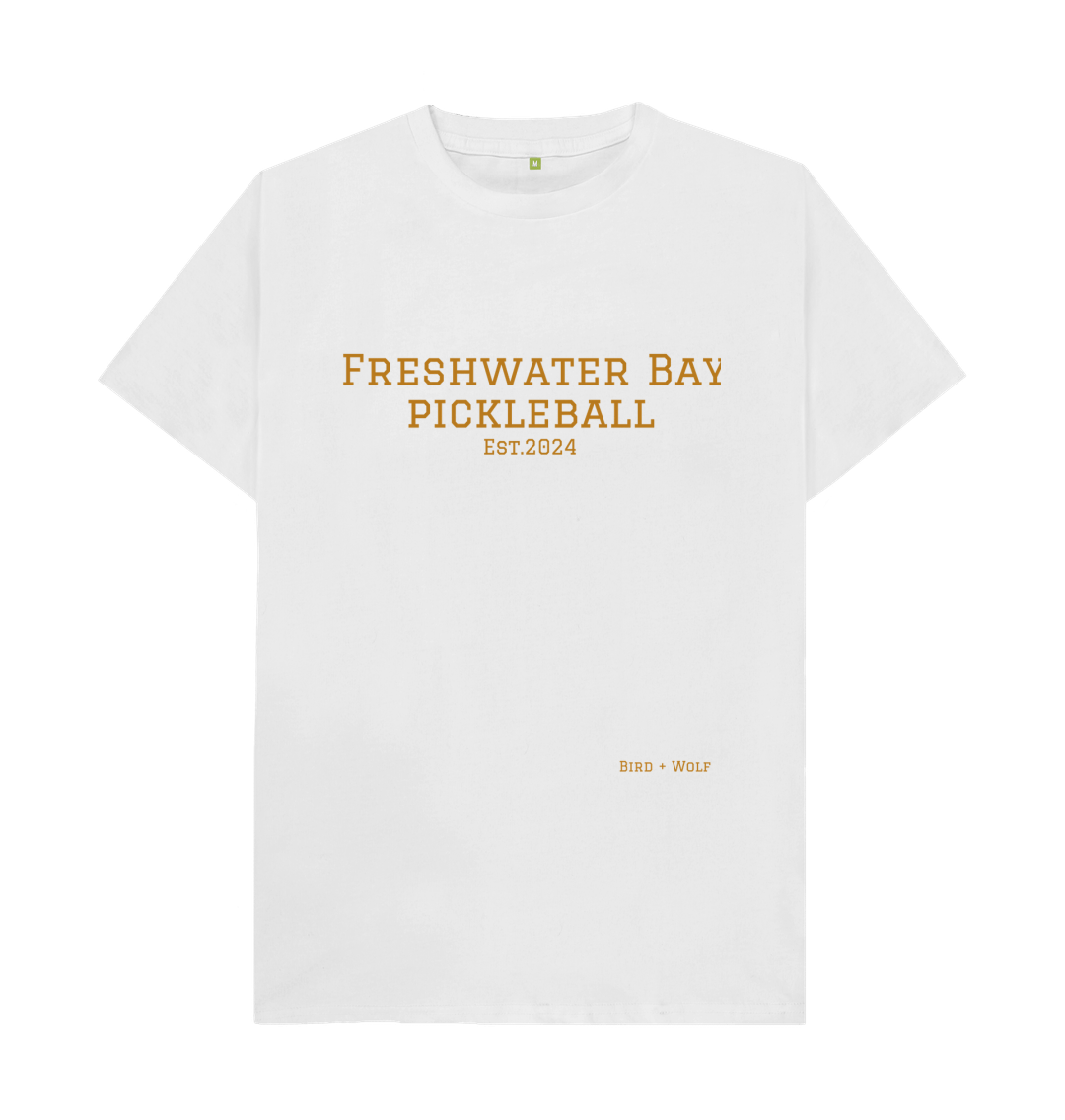 White Freshwater Bay  Pickleball Classic Tee