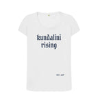 White Kundalini Rising Scoop Tee