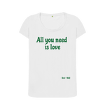 White Printed T-shirt Front
