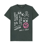 Dark Grey Graffiti Classic Tee