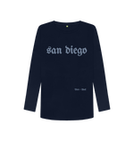 Navy Blue San Diego Long Sleeve Tee