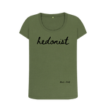 Khaki Printed T-shirt Front