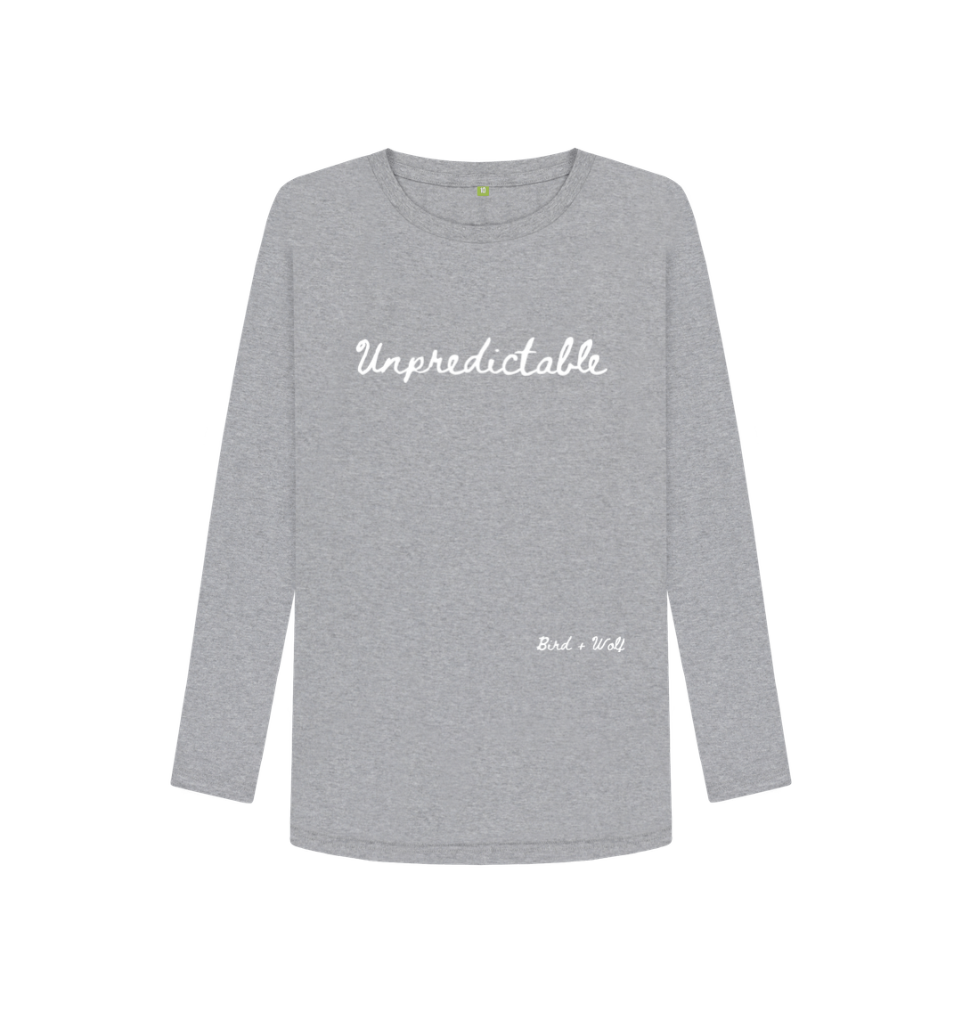 Athletic Grey Unpredictable Long Sleeve Tee