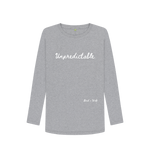 Athletic Grey Unpredictable Long Sleeve Tee